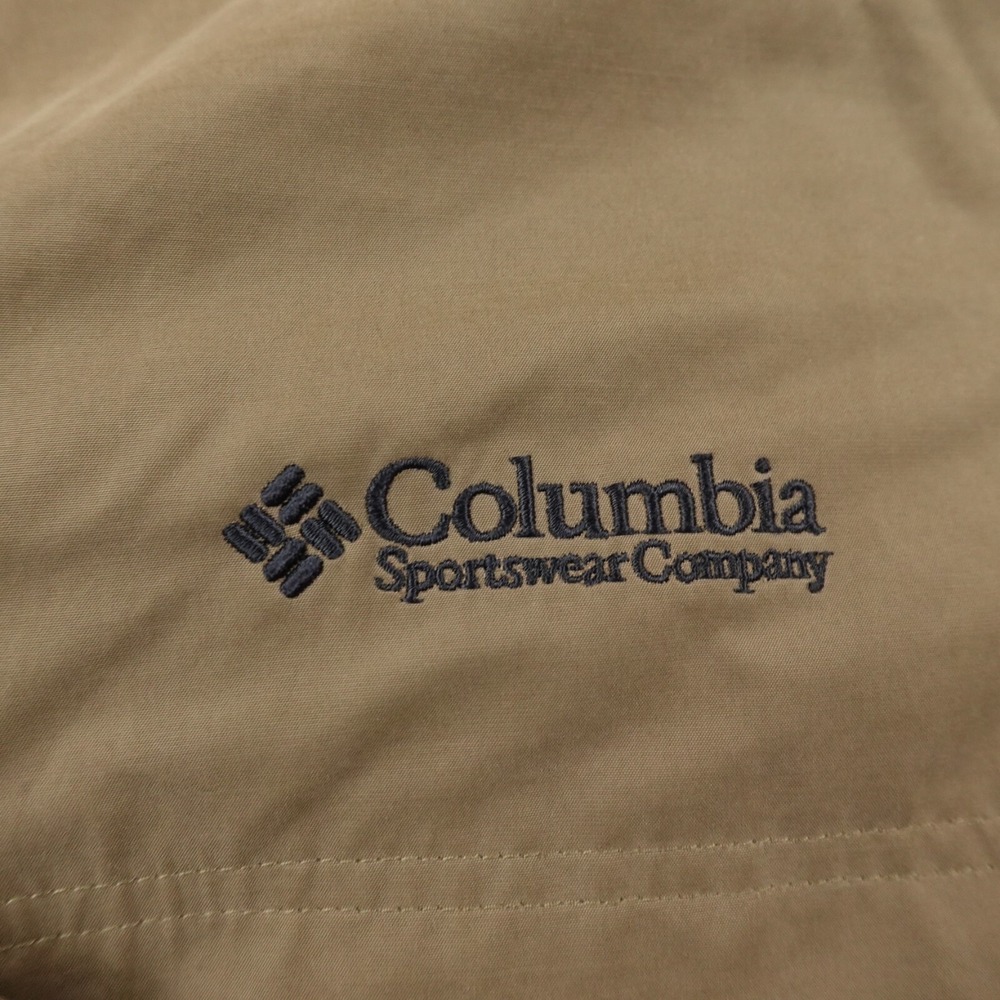 VTG Columbia Jacket Mens XL Brown Fleece Lined Windbreaker Bomber Zip Coat Hike - Picture 3 of 15